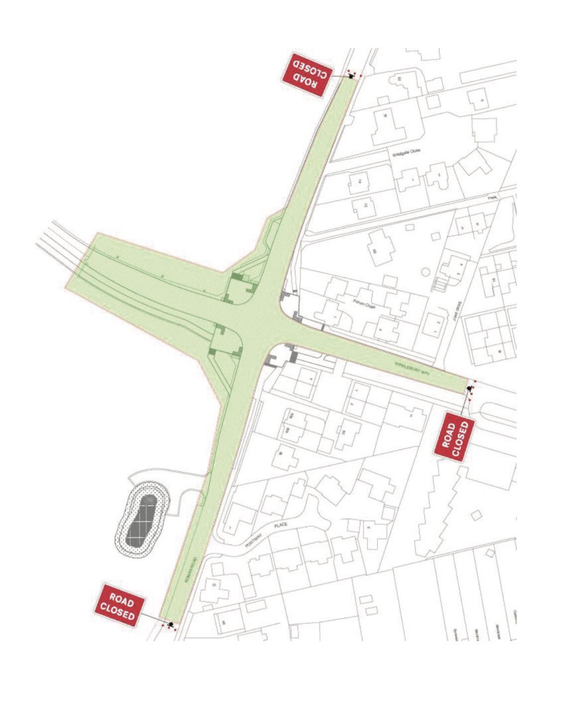 Overnight Road Closures Announced for Winklebury Way Junction Completion