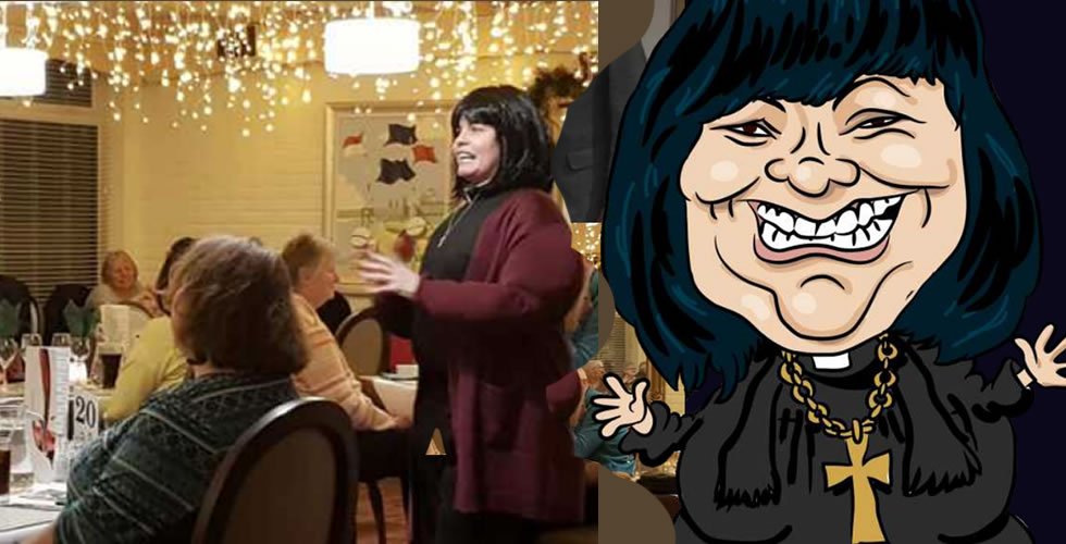 Vicar of Dibley comes to Overton