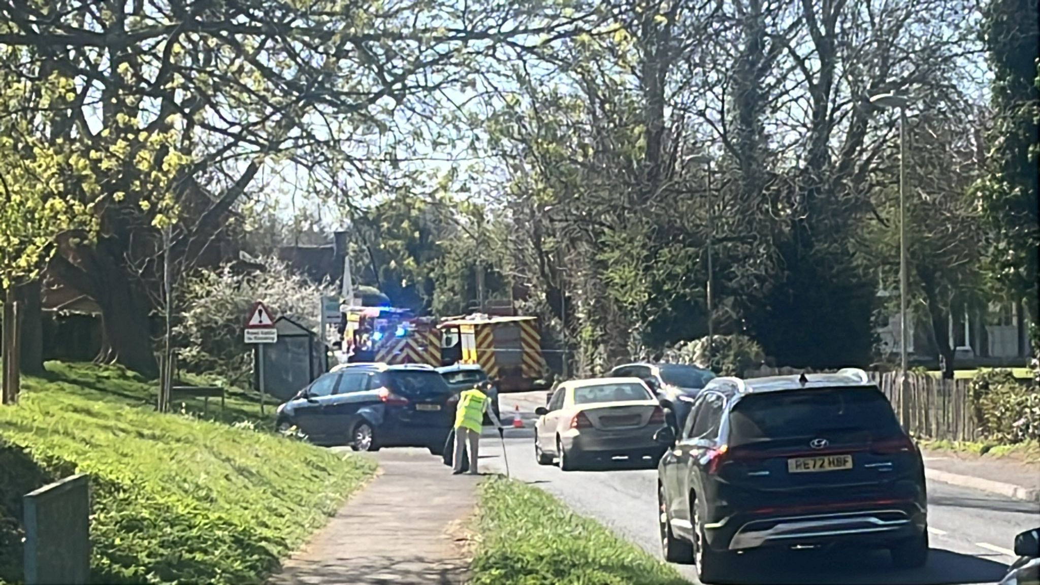 Accident at the bottom of Dellands Lane Causes Disruption to Local Traffic