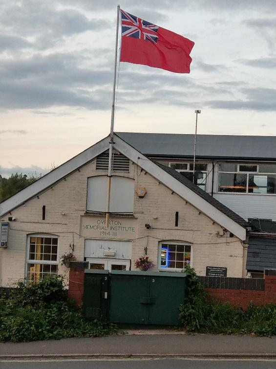 Merchant Navy Day: Flag flying over the Stute