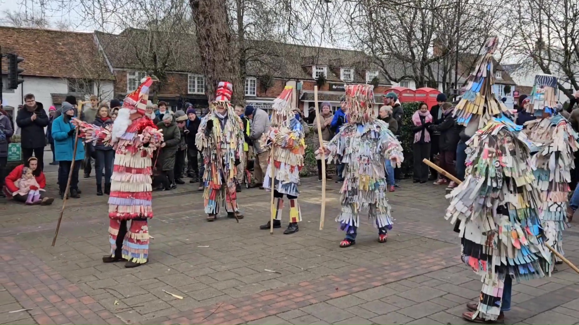 Overton Mummers raise more than £670 for St Michael’s Hospice on Boxing Day